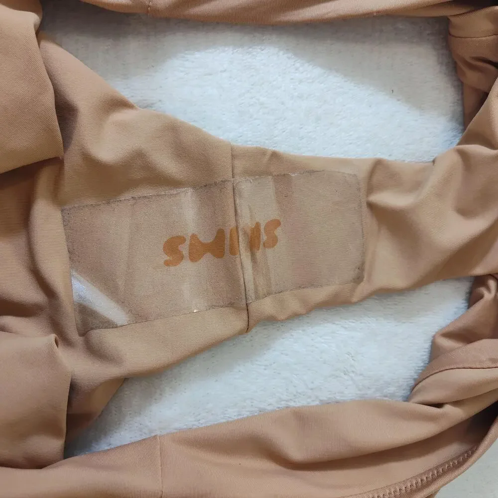 Skims Recycled Swim Mid Waist Bottom Womens 4X Ochre High Rise Bikini Briefs